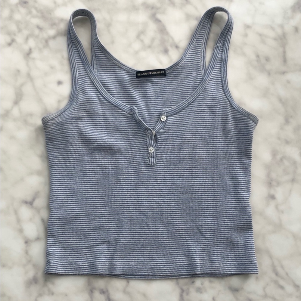 brandy melville dalis button tank